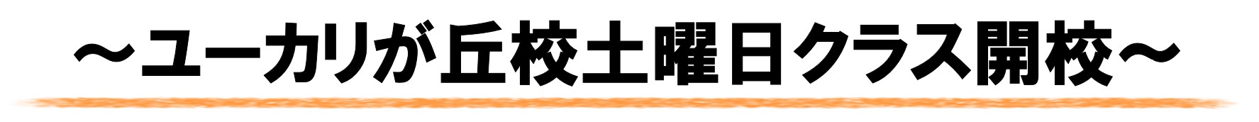 ユーカリが丘校土曜日クラス開校